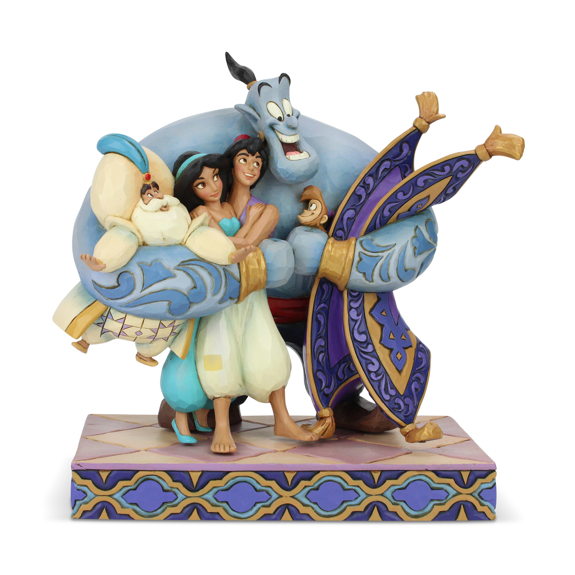 Disney Traditions Aladdin Group Hug Statue